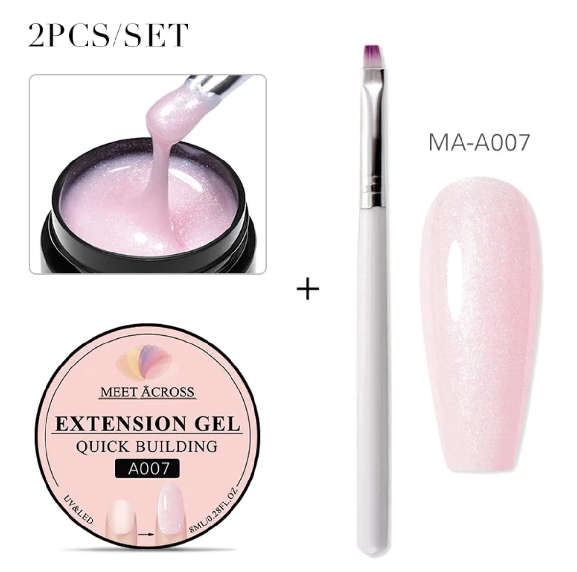 1 Pcs Gel Builder Nail Extension Set