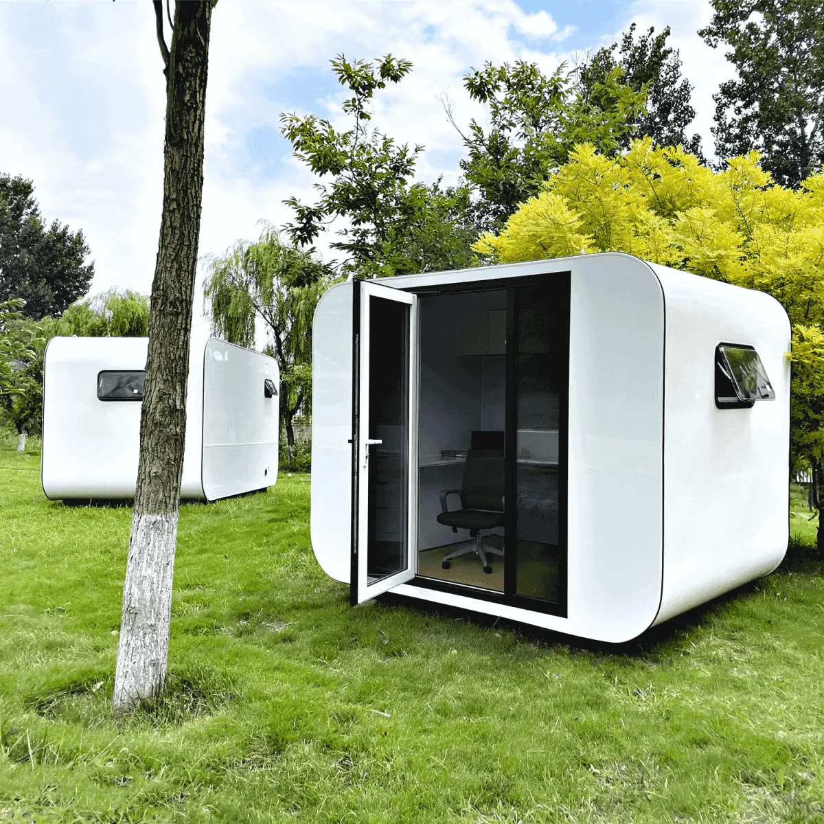 10 ft Modern Tiny Office Apple Cabin