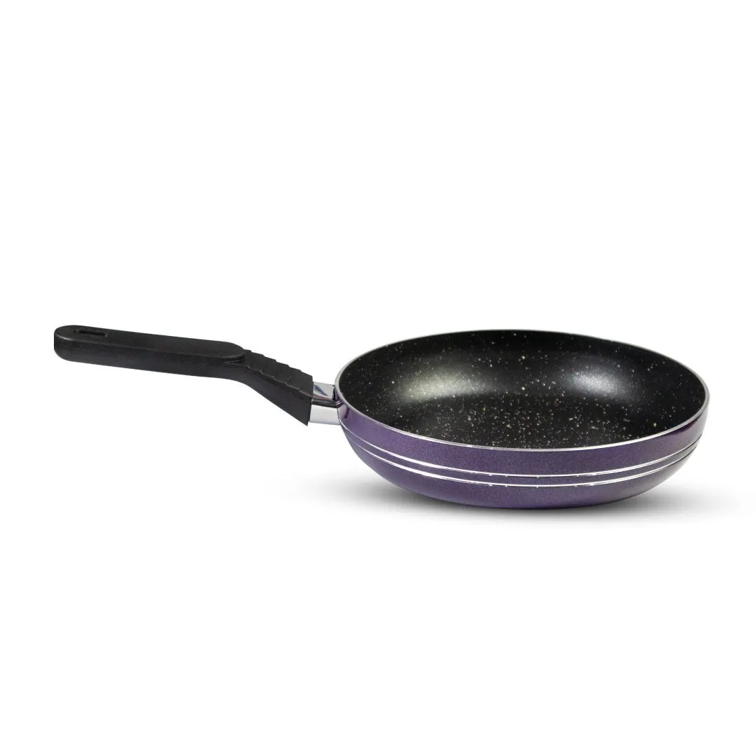 17 Pieces Non-Stick Marble Coat Elite Gift Pack Set Purple