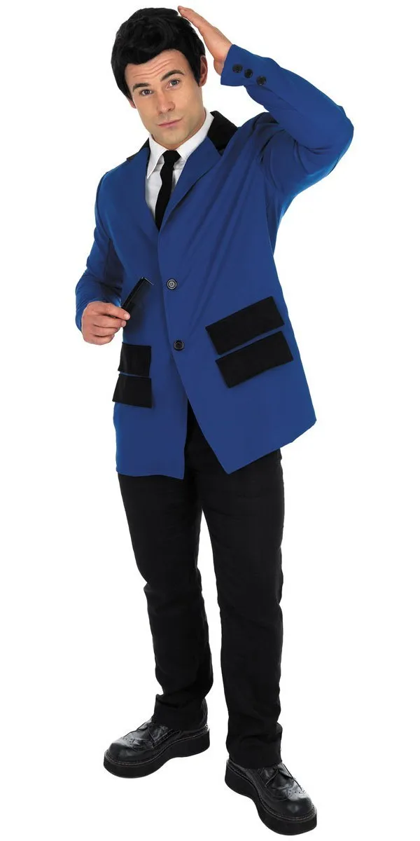 1950s Teddy Boy Blue Costume