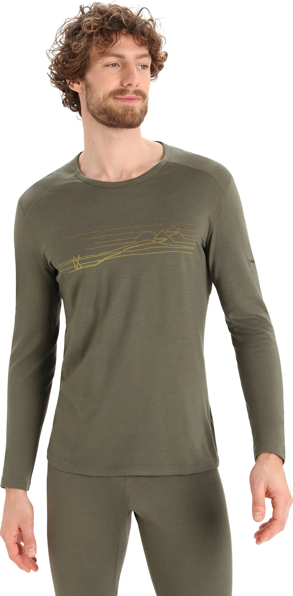 200 Oasis Long Sleeve Crewe Baselayer Top - Men's|-|Couche de base à manches longues et col rond 200 Oasis - Homme