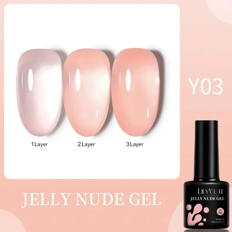 7ML Gel Nail Polish Nude Vernis Semi-Permanent Nail Polish For Nails Soak Off UV LED UV Gel DIY Nail Art Gel Varnishes