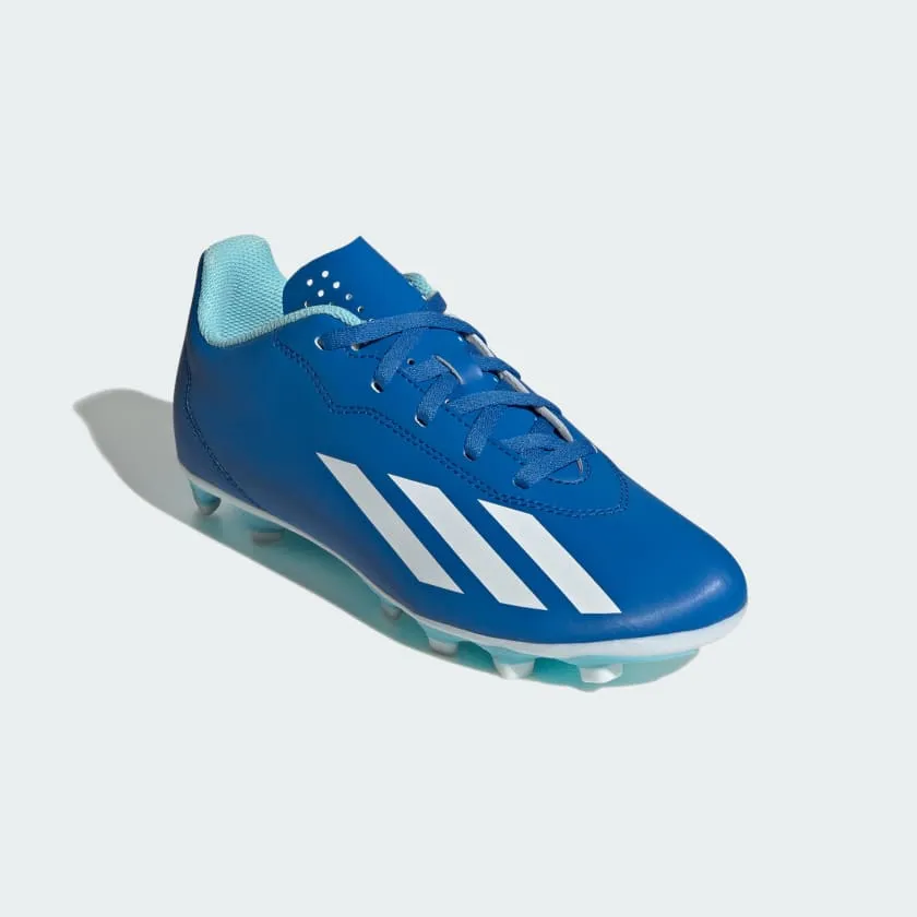 adidas X Crazyfast .4 FxG Boots- Royal/White/Red- JUNIOR