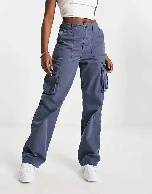 Adjustable Straight Fit Cargo Pants