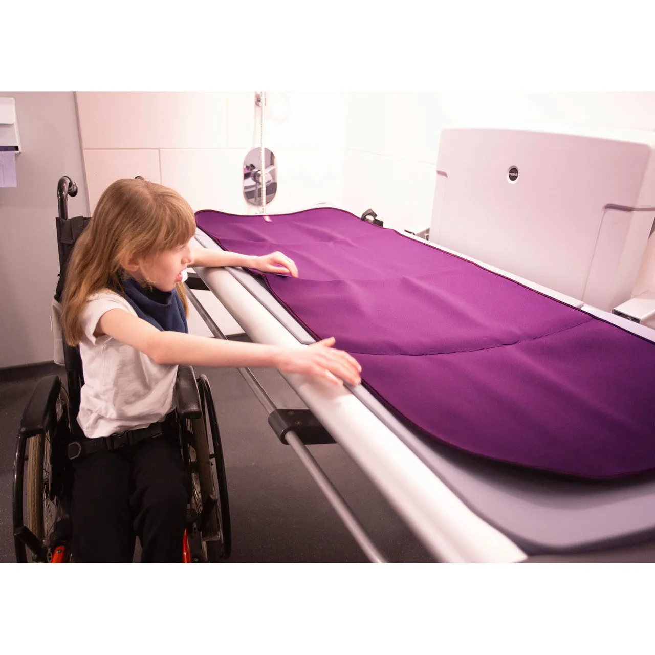 Adult Changing Mat - Aubergine/Black (UK TAX Exempt)