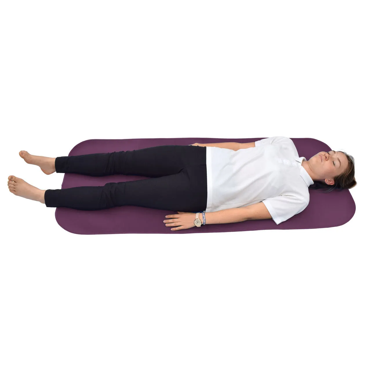 Adult Changing Mat - Aubergine/Black (UK TAX Exempt)