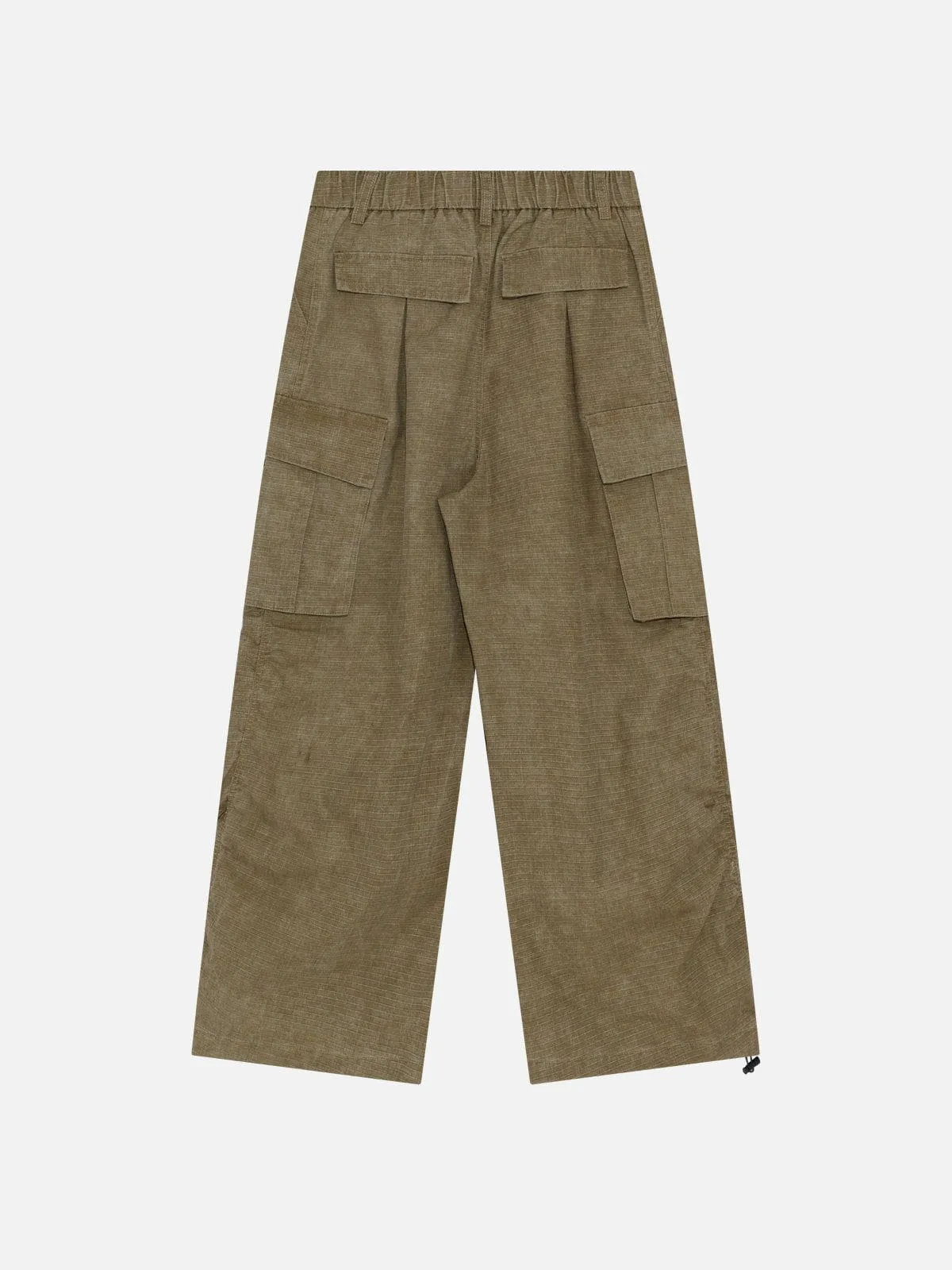 Aelfric Eden Multi Pocket Plaid Cargo Pants