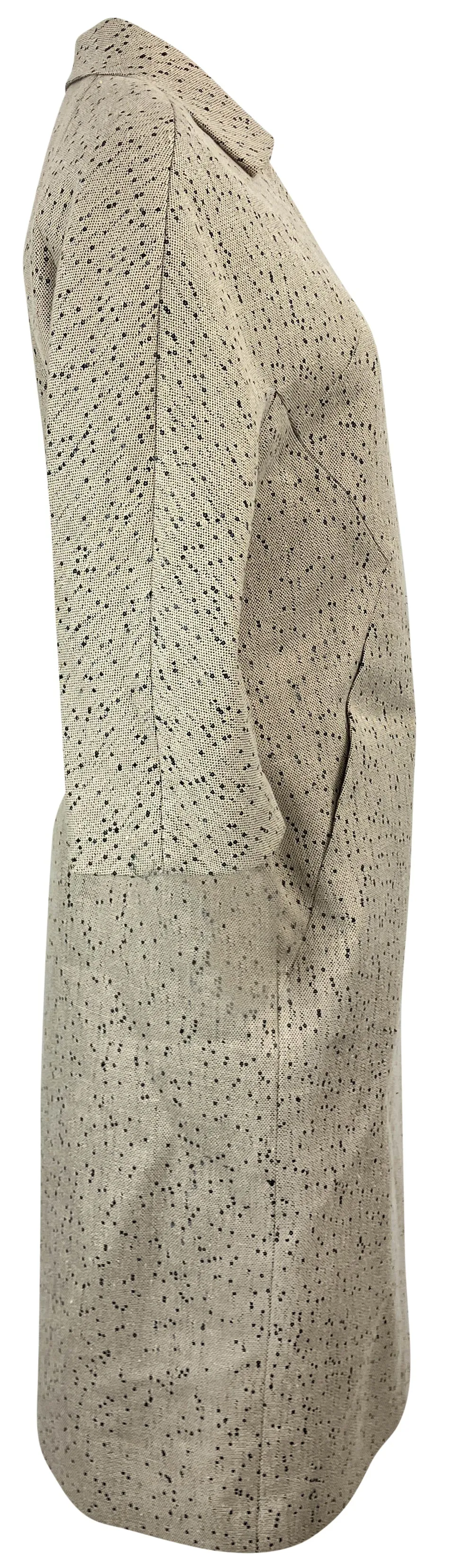 Altuzarra Sequined Tweed Coat in Natural