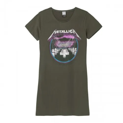 Amplified Womens/Ladies Master Of Puppets Metallica T-Shirt Dress