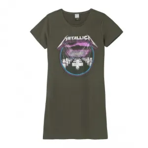 Amplified Womens/Ladies Master Of Puppets Metallica T-Shirt Dress