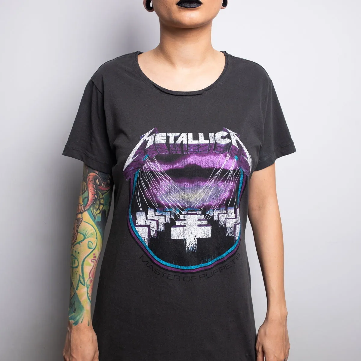 Amplified Womens/Ladies Master Of Puppets Metallica T-Shirt Dress