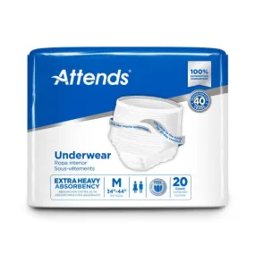 Attends Care Unisex Protective Underwear - Extra Heavy Absorbency