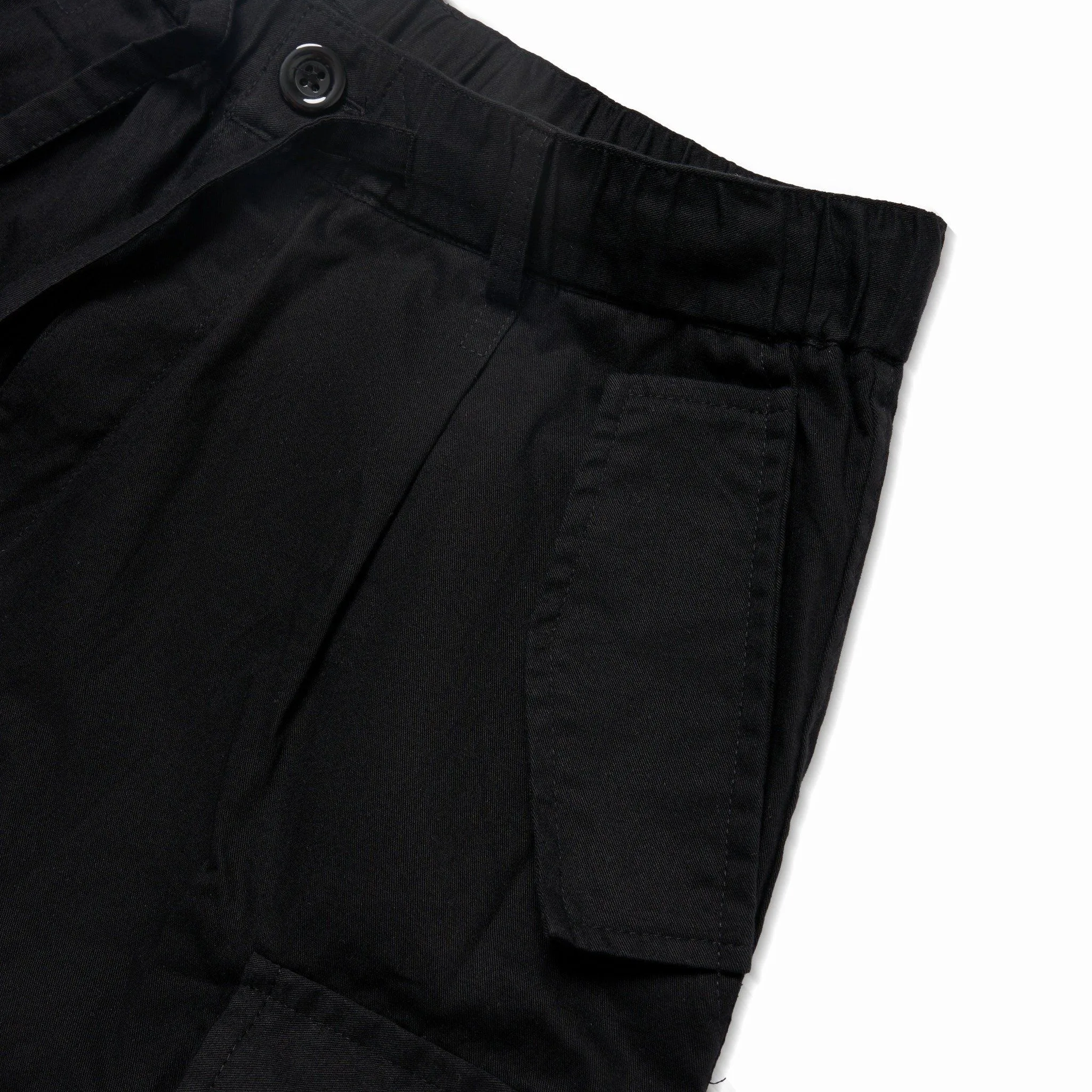 BAGGY CARGO SHORTS - BLACK