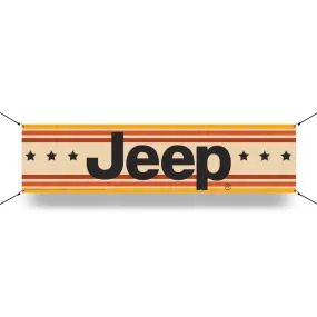 Banner - Jeep® Vintage Stripes with Stars