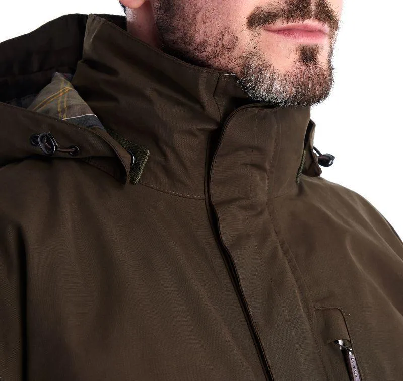 Barbour Gosforth Mens Waterproof Jacket - Dark Olive