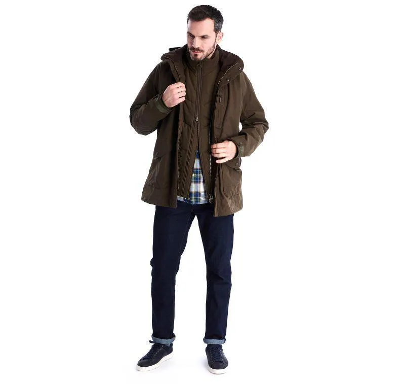 Barbour Gosforth Mens Waterproof Jacket - Dark Olive