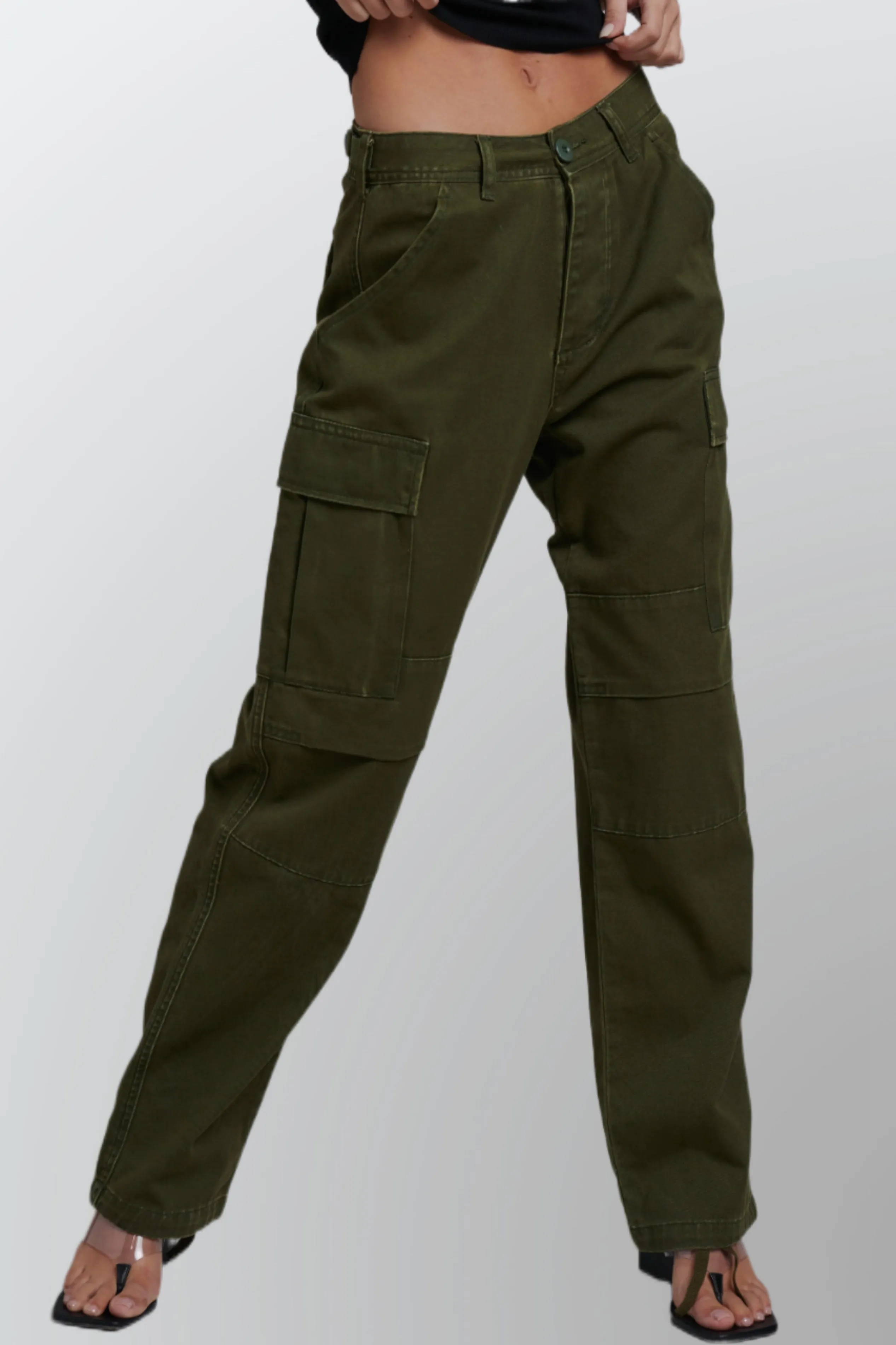 BAYSE BRAND Womens Raven Cargo Pant Khaki