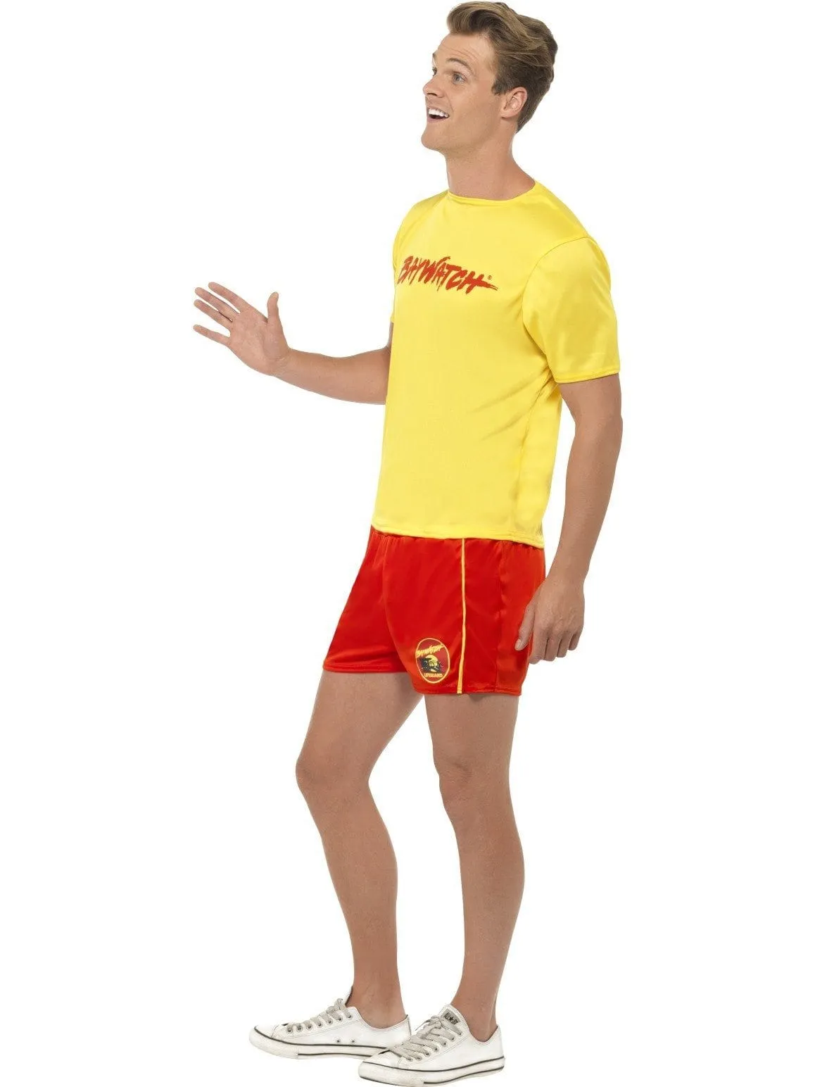 Baywatch Lifeguard Mens Beach Patrol Fancy Dress Party Costume