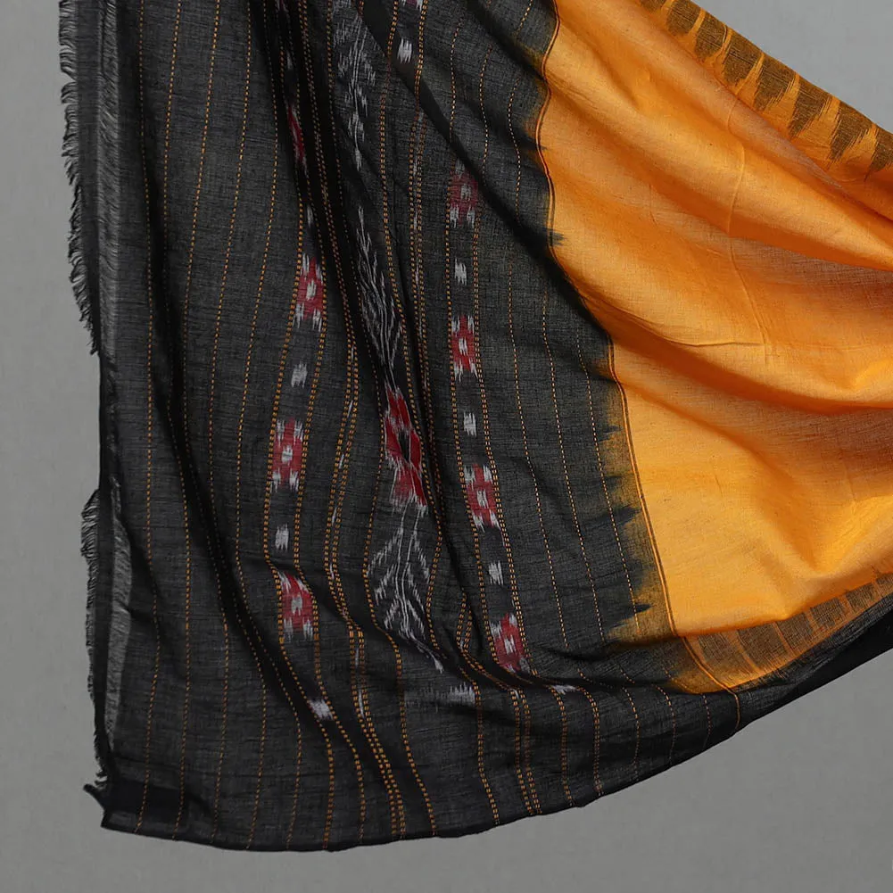 Black - 3pc Ikat Cotton Handloom Sambalpuri Dress Material 22