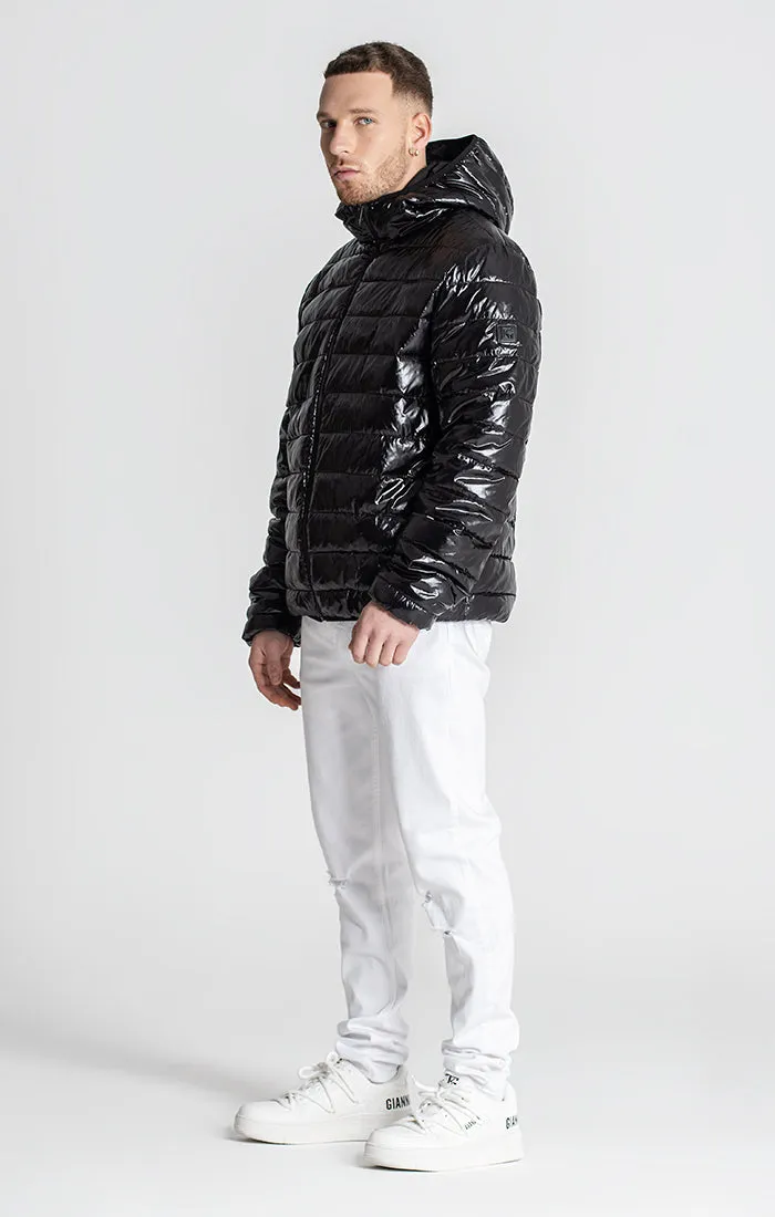 Black Team Puffer Jacket