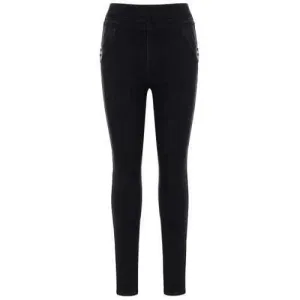 Bodycon Elastic Waist Pencil Pants - Black M