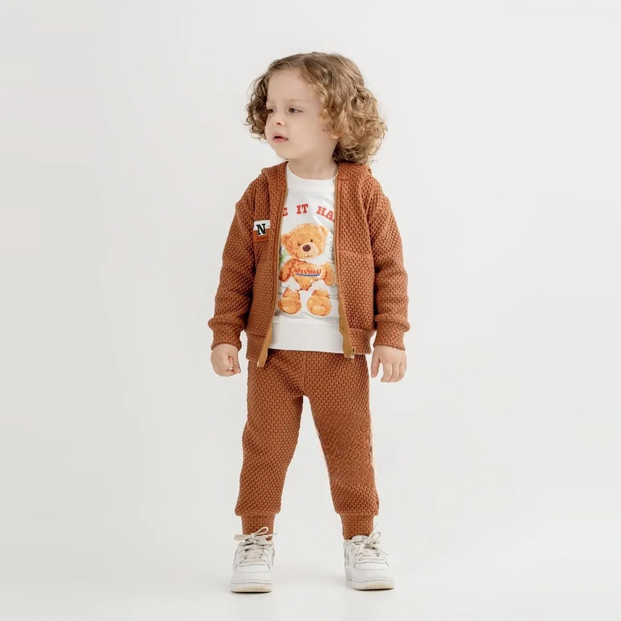 Brick Bear Boys Casual Set