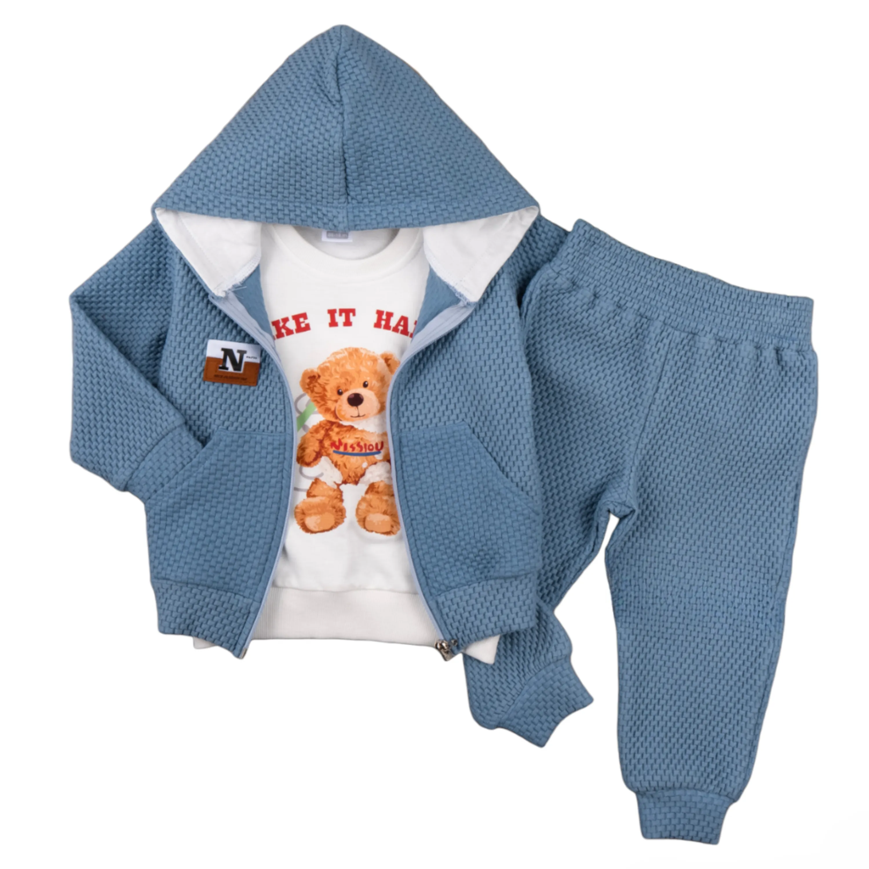 Brick Bear Boys Casual Set