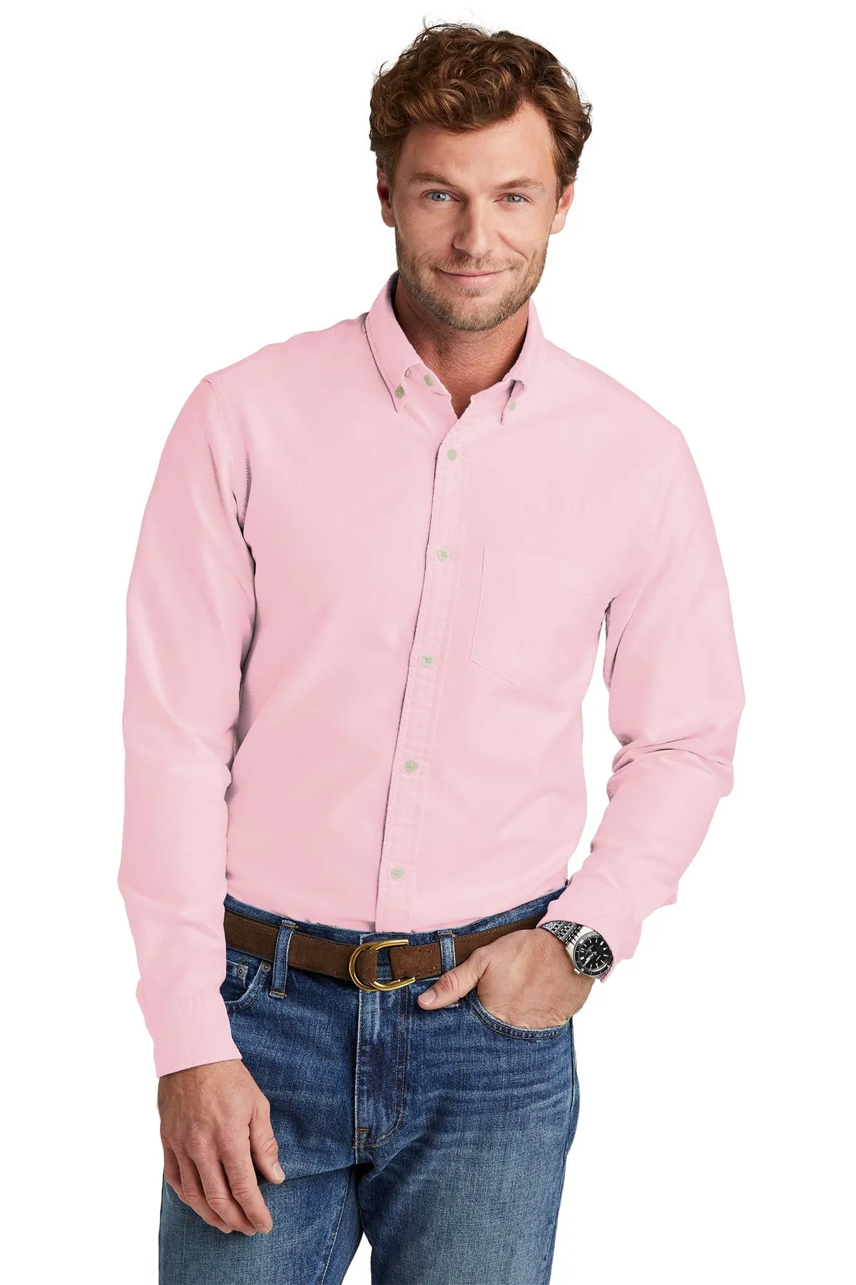 Brooks Brothers Casual Oxford Cloth Shirt, Soft Pink