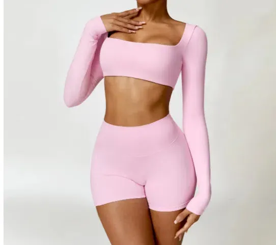 Brunella – Pastel hues – Quick-dry workout set