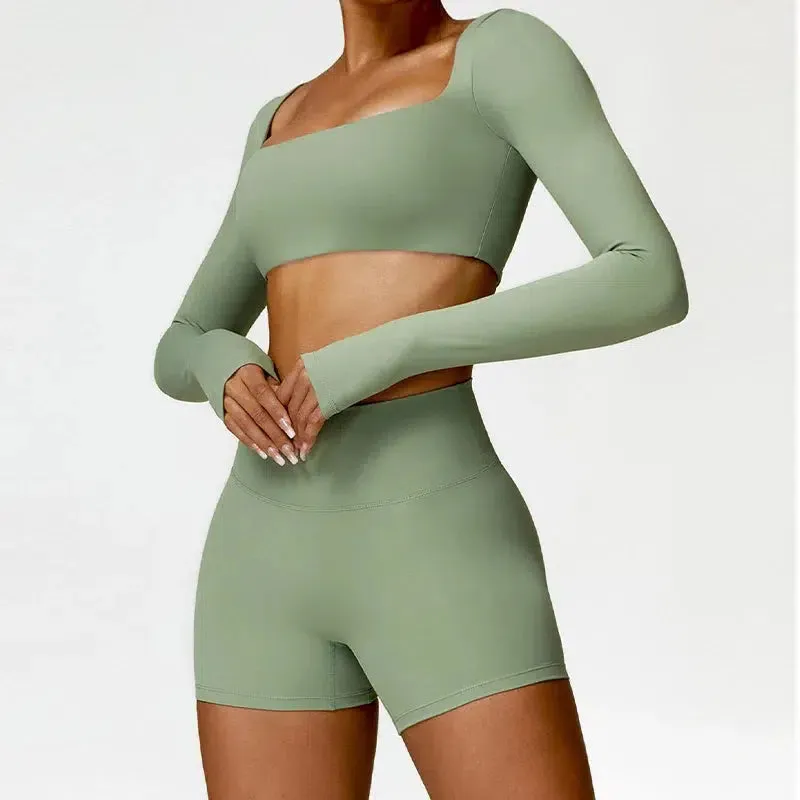 Brunella – Pastel hues – Quick-dry workout set