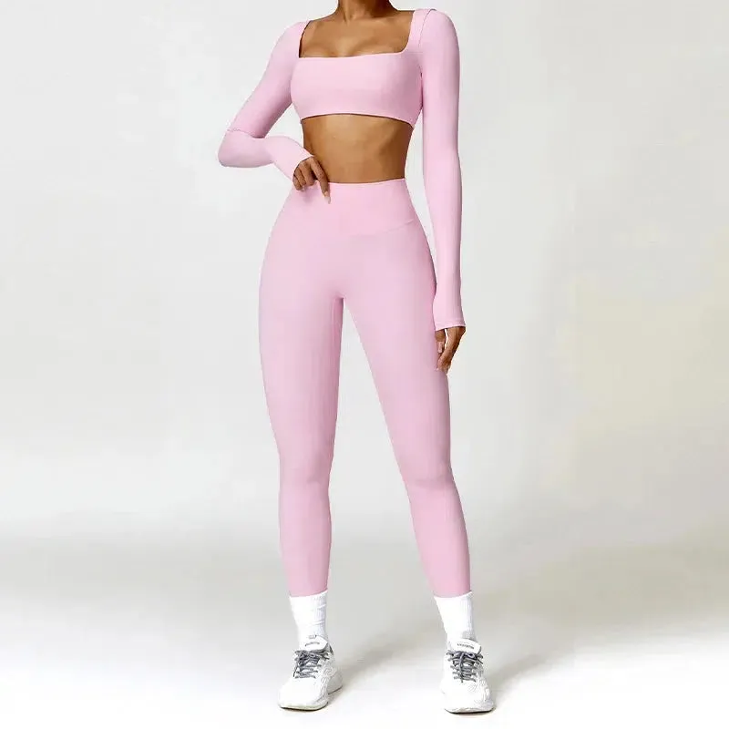 Brunella – Pastel hues – Quick-dry workout set