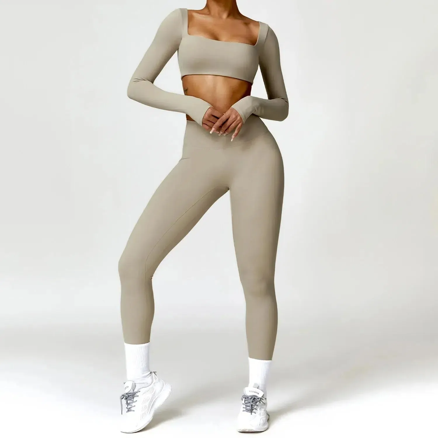 Brunella – Pastel hues – Quick-dry workout set