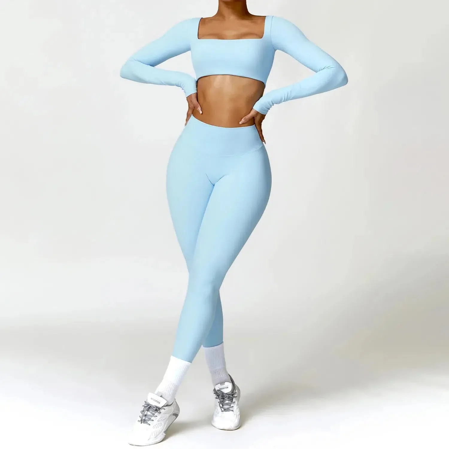 Brunella – Pastel hues – Quick-dry workout set