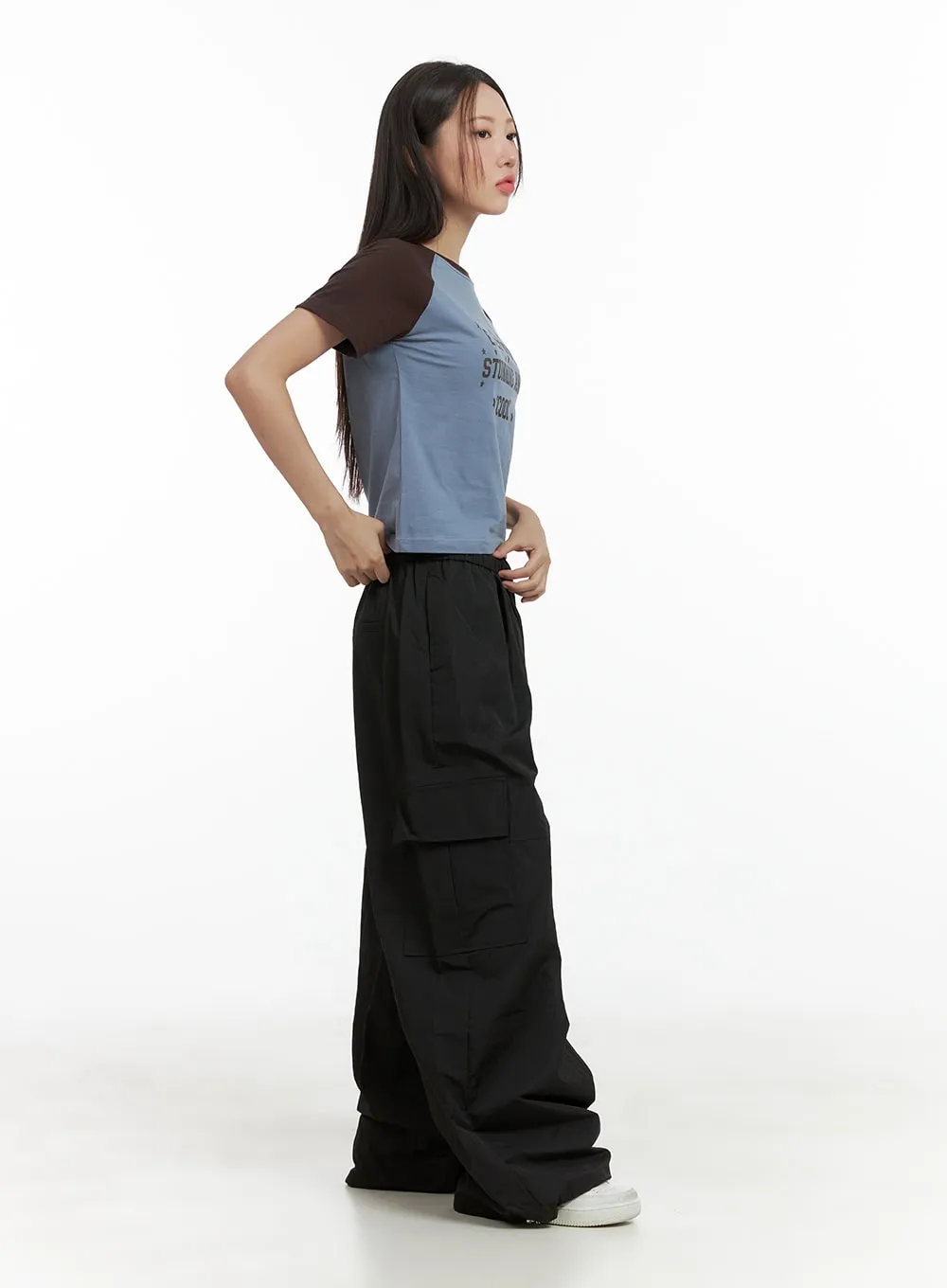 Cargo Wide Leg Pants CL418