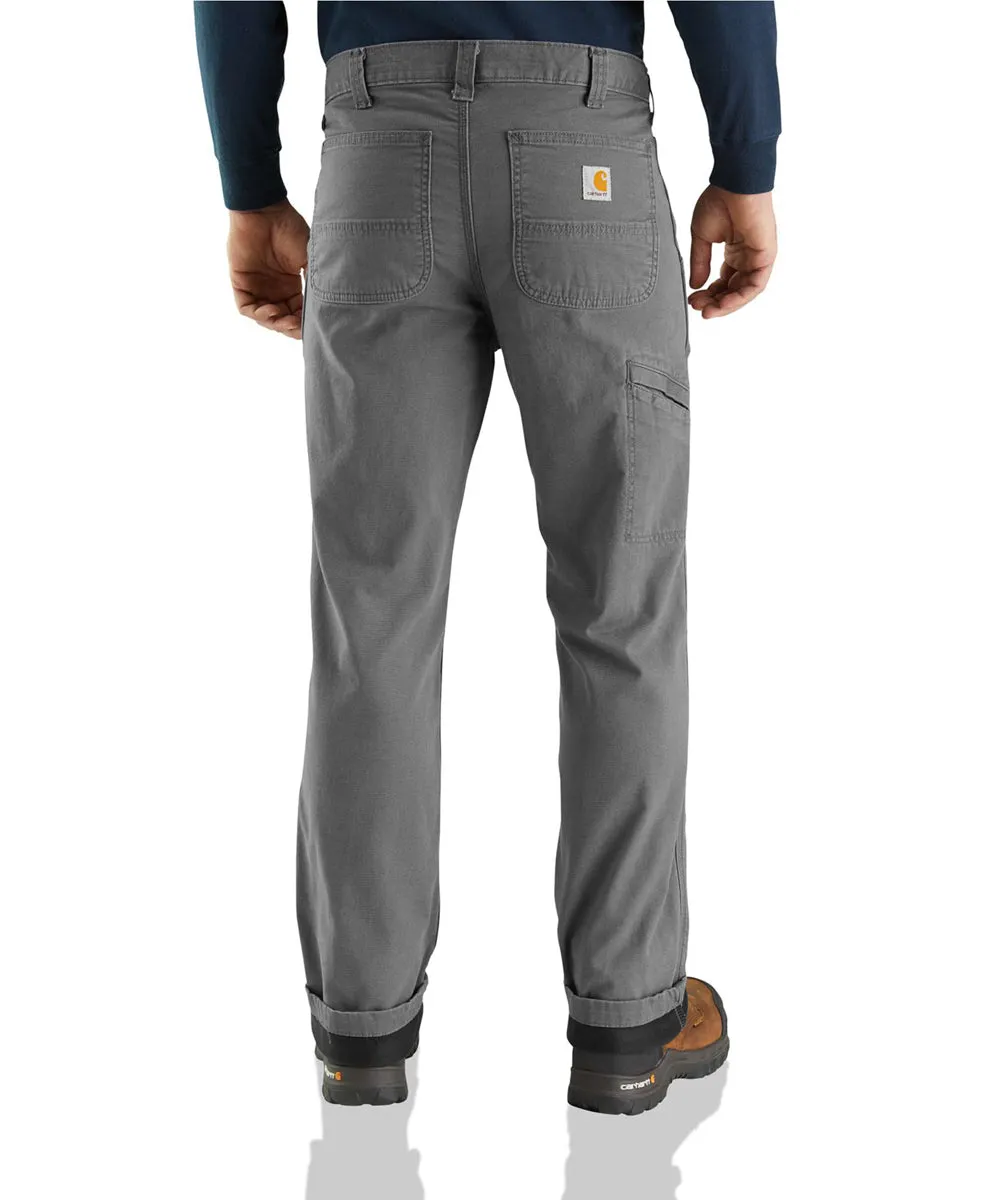 Carhartt Rugged Flex Rigby Dungaree Knit Lined Pant - Gravel