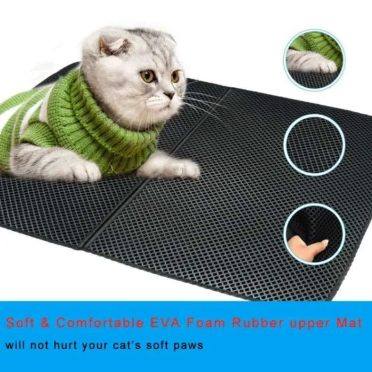 Cat Litter Mat Trapper: Keep Floors Clean and Litter-Free!