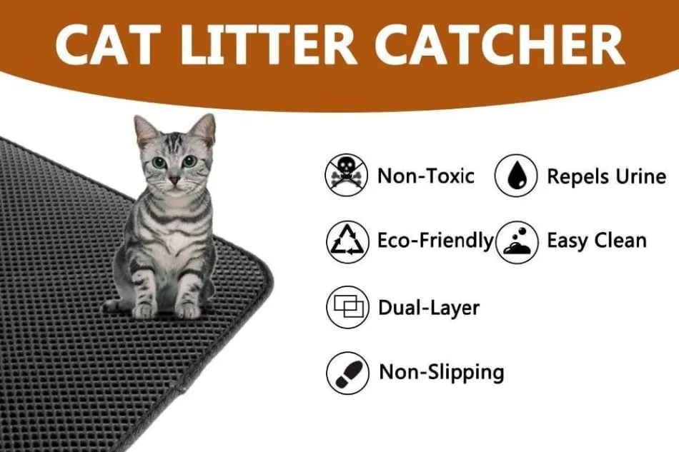 Cat Litter Mat Trapper: Keep Floors Clean and Litter-Free!