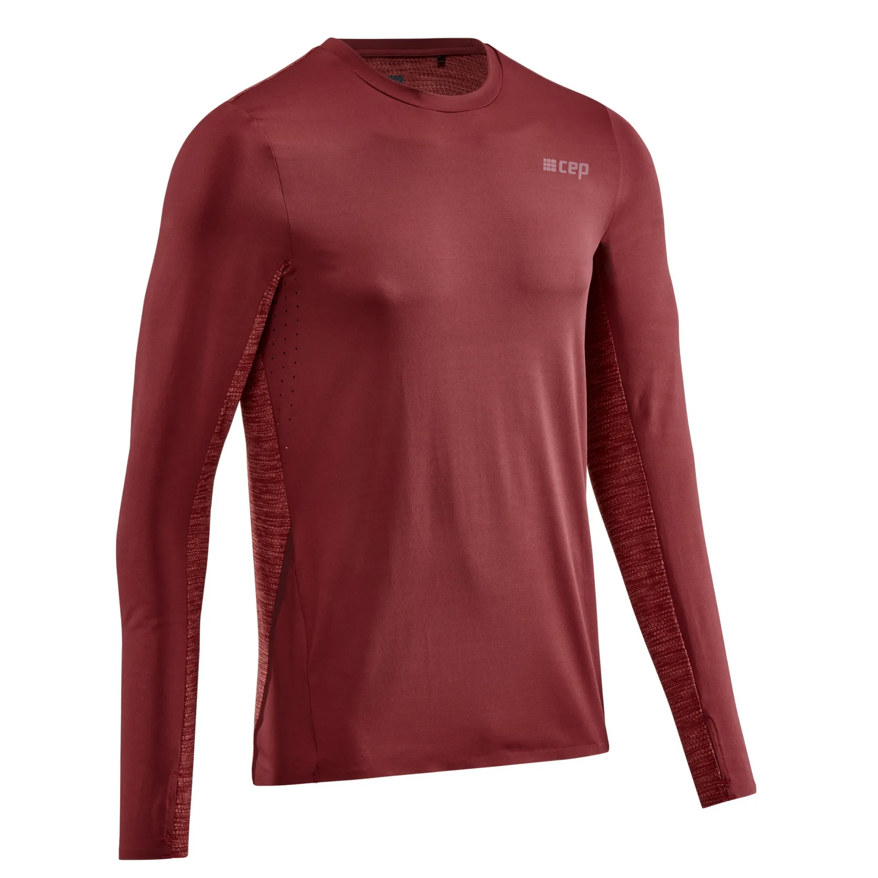 CEP | Run Shirt Long Sleeve | Men's | Dark Red