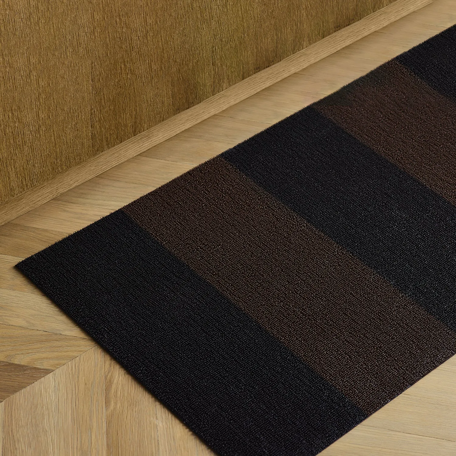 chilewich | runner mat 61x183cm (24x72") | duo stripe mocha