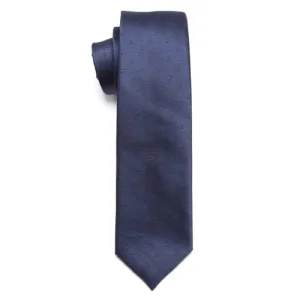 Classy Men Blue Mini Circle Skinny Tie