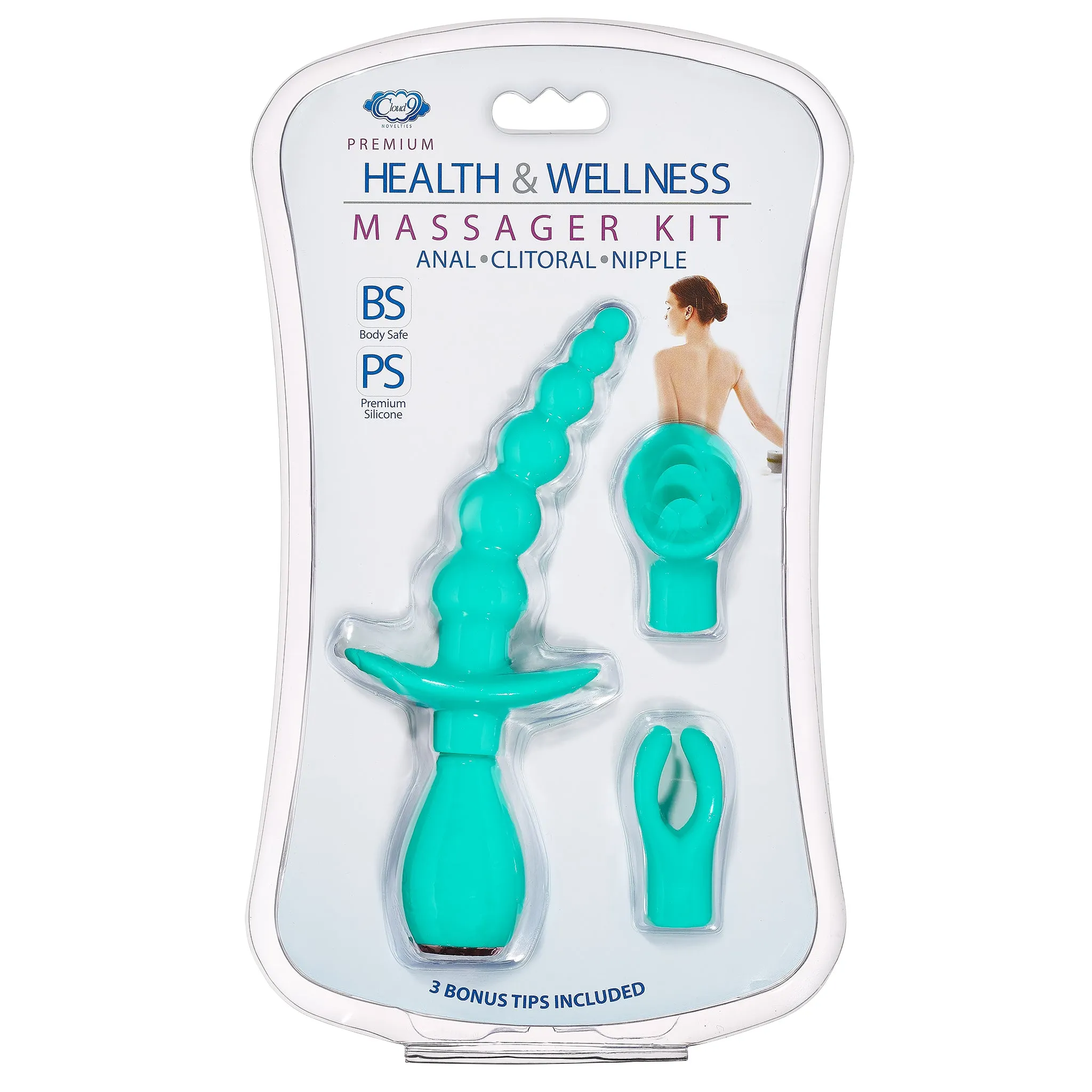 Cloud 9 3-Tip Massager Kit