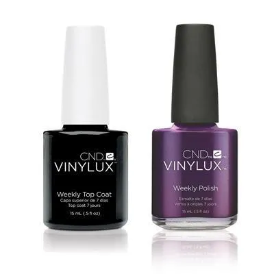 CND - Vinylux Topcoat & Eternal Midnight 0.5 oz - #254