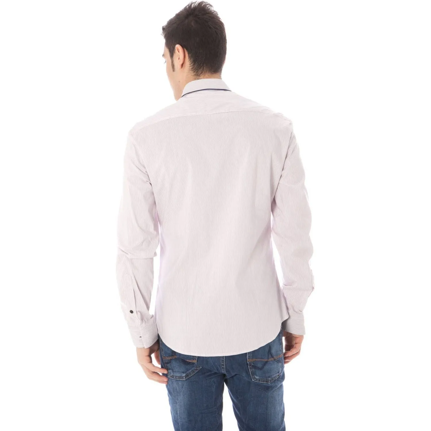 Costume National Pink Cotton Men Shirt