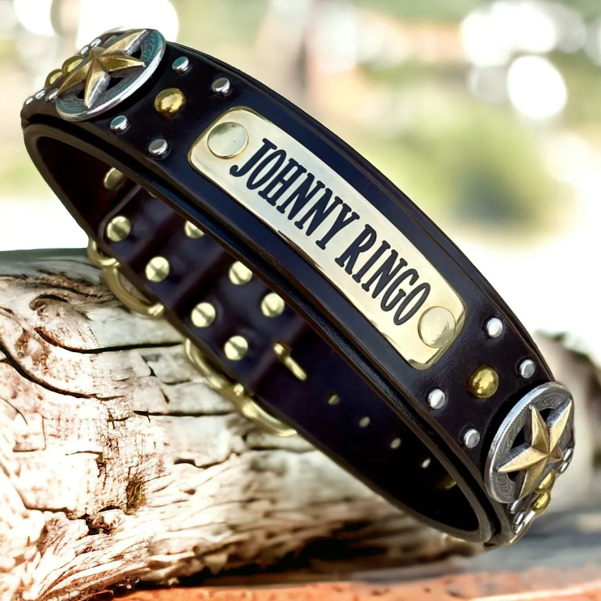 Custom Leather Dog Collar Nashville