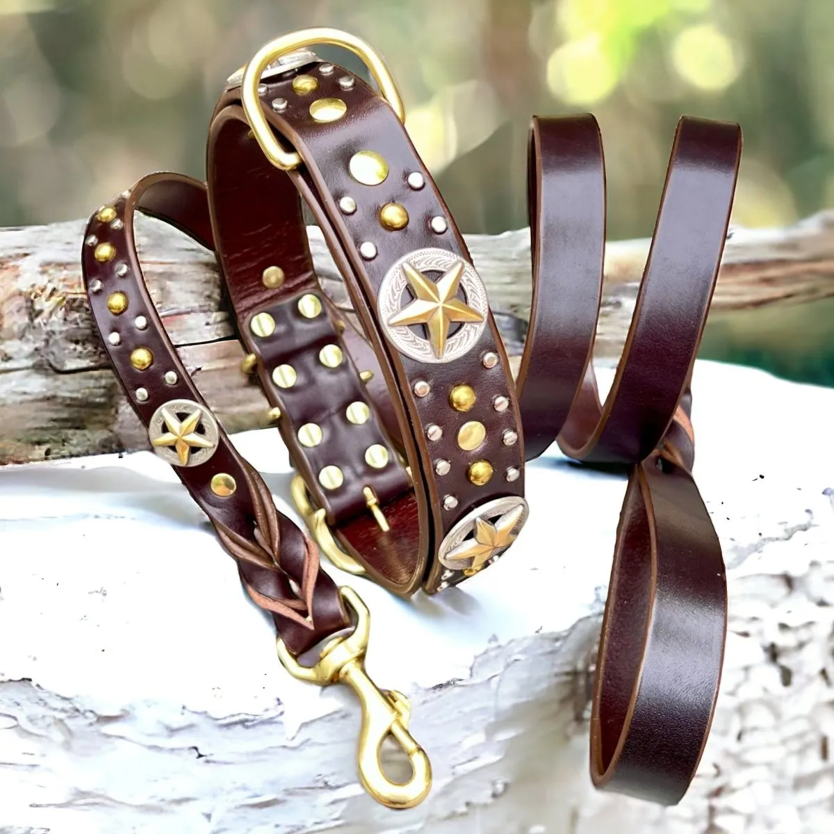 Custom Leather Dog Collar Nashville