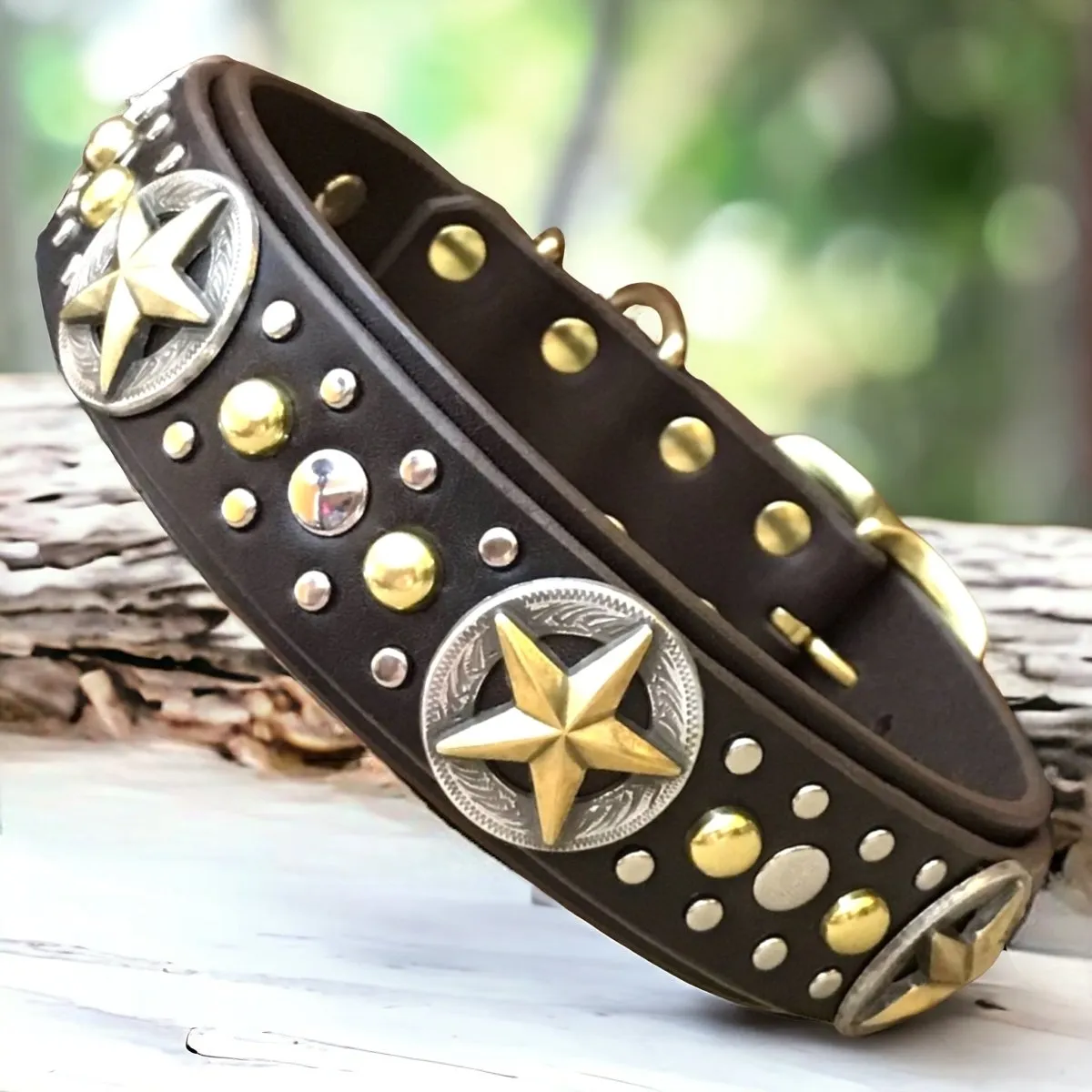 Custom Leather Dog Collar Nashville