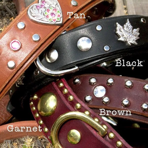 Custom Leather Dog Collar Nashville