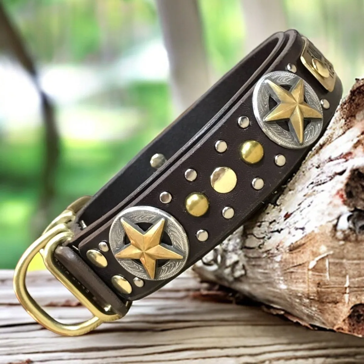 Custom Leather Dog Collar Nashville