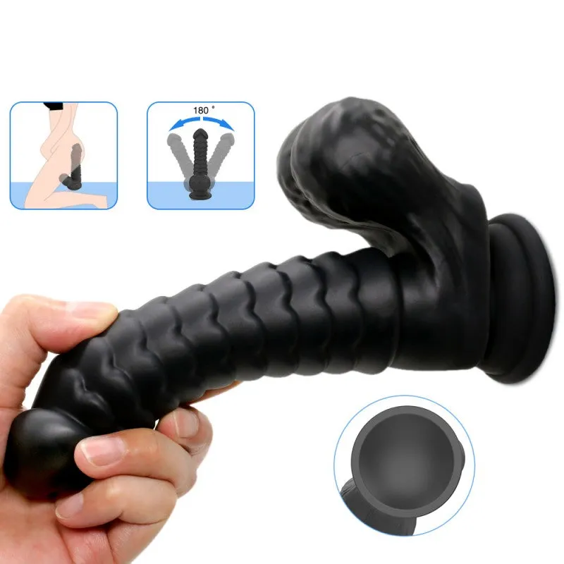 Double Layered Realistic 7.8 inch liquid Silicone Dildo