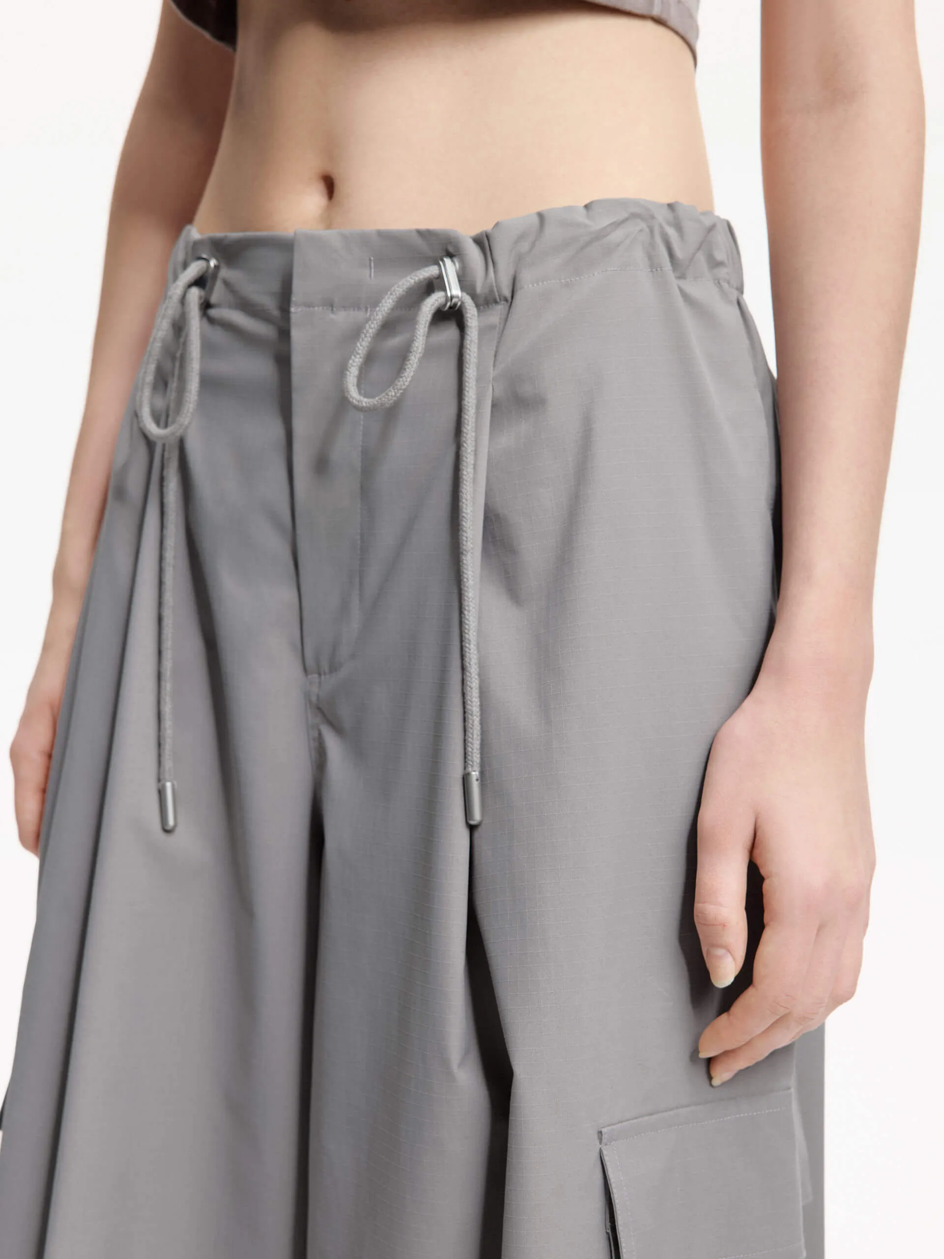 Drawstring Detail Cargo Pants